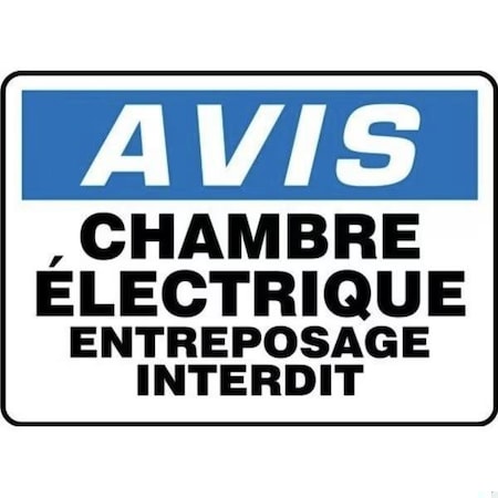 Accuform OSHA NOTICE ELECTRICAL SAFETY SIGN FRMELC808XP FRMELC808XP